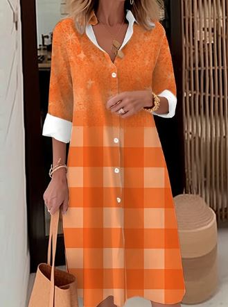 Beatrice - Elegancka sukienka koszulowa