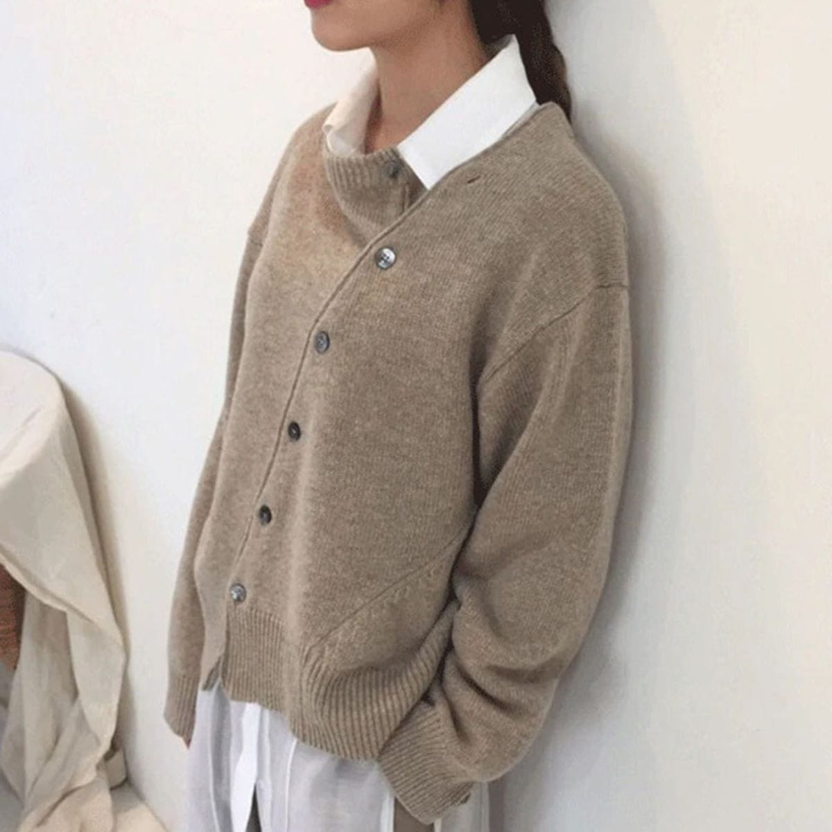 Uddy Cardigan | Luksusowy kaszmirowy płaszcz z guzikami