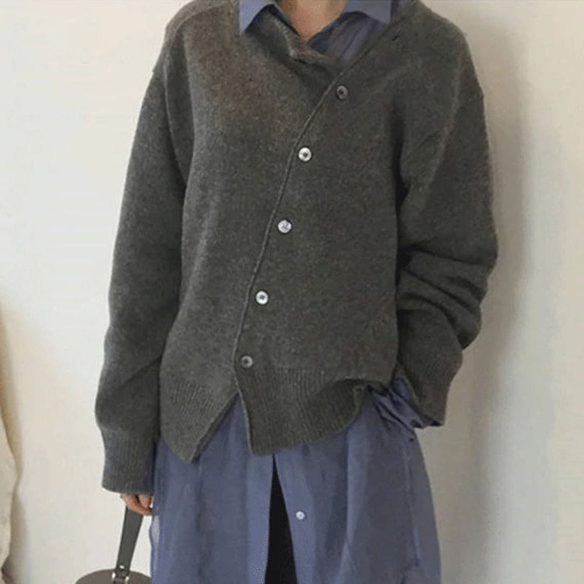 Uddy Cardigan | Luksusowy kaszmirowy płaszcz z guzikami